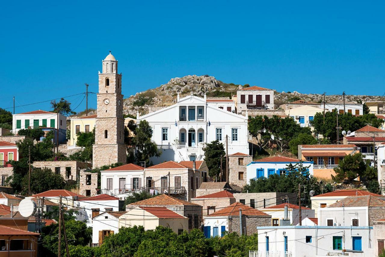 Villa Kalypso Chalki Town Exterior foto